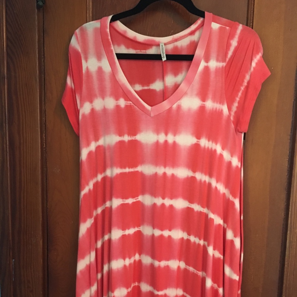 Pink Tie Dye Dress